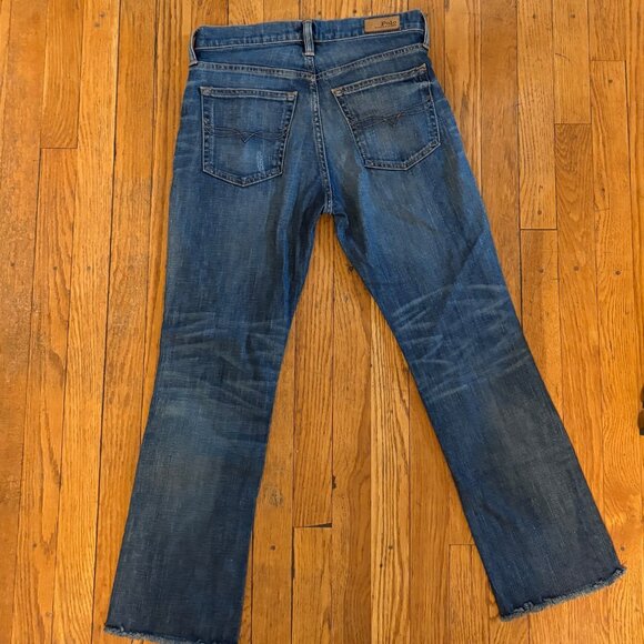 POLO Ralph Lauren Women Crop Boot Flare Jeans - Picture 2 of 8